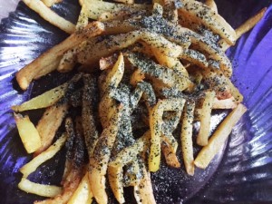Homemade Seaweed Shaker Fries made from Potato