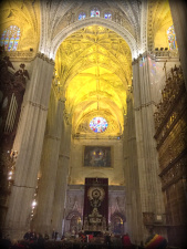 Interior of the Seville Cathedral