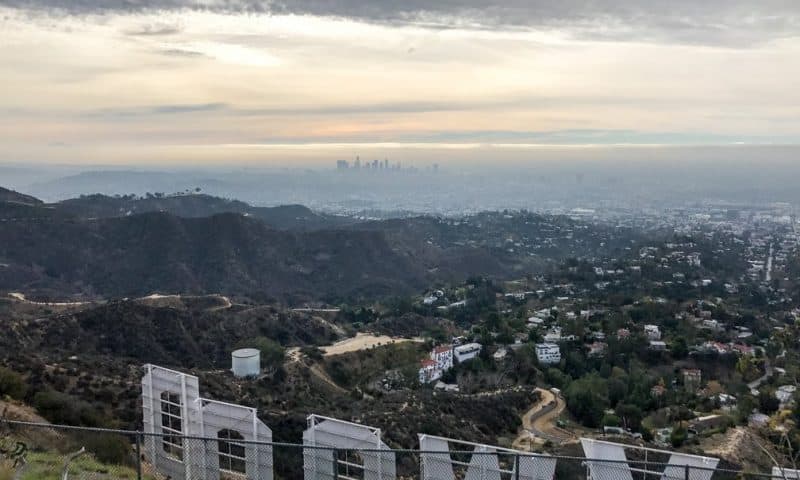 Above The Hollywood Sign
