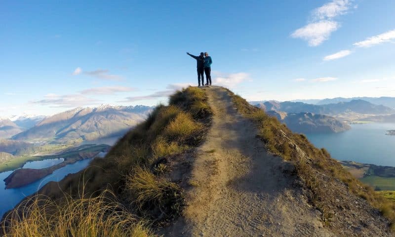 Roys Peak at New Zealand