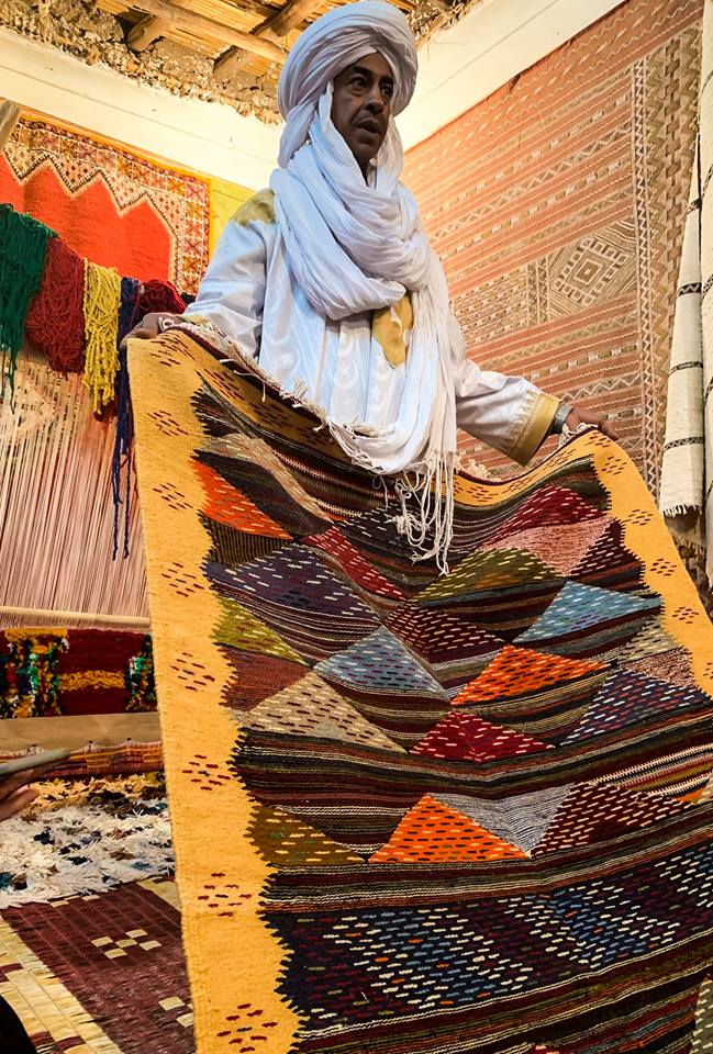Berber carpet seller