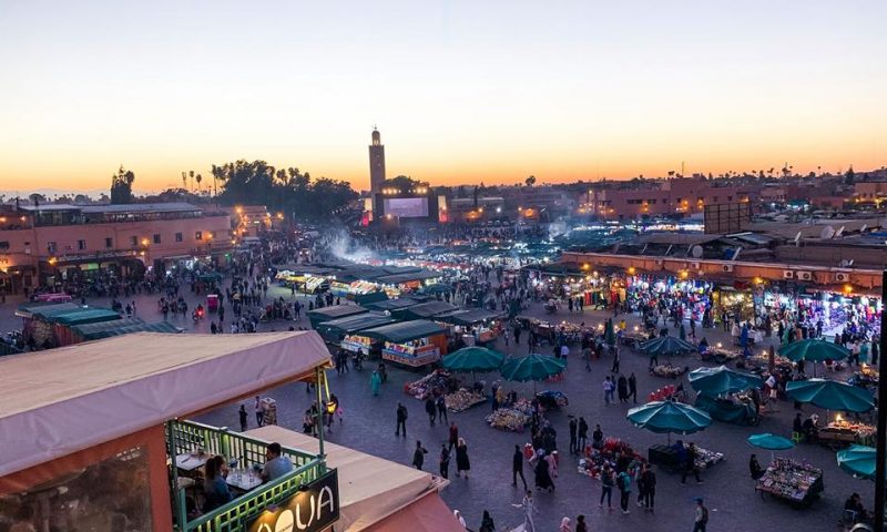 Sunset at Jemaa el-Fna, Marrakech